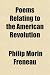Search : Poems Relating to the American Revolution