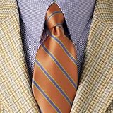 Italian Satin Framed Stripe Neckwear