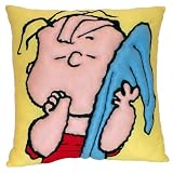 Linus Peanuts Comic Strip Decorative Throw Pillow (15" x 15")