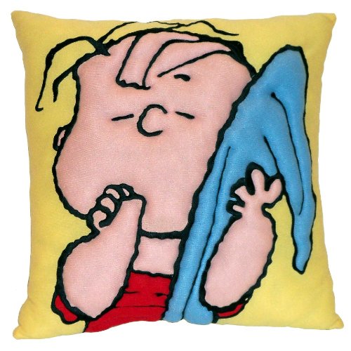Linus Peanuts Comic Strip Decorative Throw Pillow (15" x 15") (047225992857) 11.98