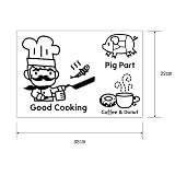 51Ek2ZhxY3L. SL160  Kitchen Bedroom, Home, and Automobile Instant Easy Apply Decorations   Black