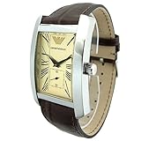 EMPORIO ARMANI �G���|���I�A���}�[�j �X���[���Z�R���h ���U�[�x���g �����Y�E�H�b�` �R�p�[ AR0154