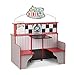 Melissa & Doug Double-Sided Wooden Star Diner Restaurant Play Space