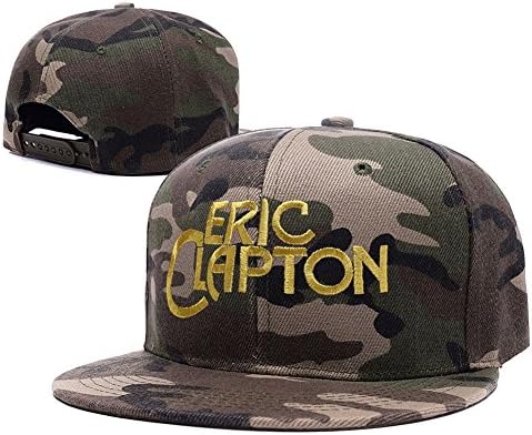 XIYY Eric Clapton Logo Embroidery Camouflage Cap Camo Snapback Hat