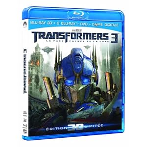 Transformers 3 - La face cachée de la Lune [Combo Blu-ray 3D + Blu-ray + DVD + Copie