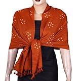 IMAGE OF Tye Dye Wool Scarf Winter Trends Womens Accessory India 24 x 69 inches (tdstl031)