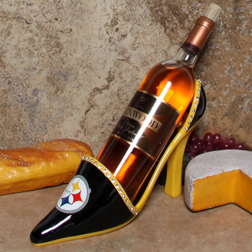 NFL Pittsburgh Steelers Wineholder Shoe