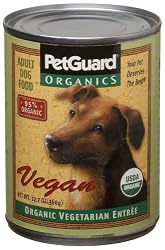 Pet Guard Organic Vegeterian Adult Dog Food, 12.7-Ounce Cans (Pack of 6)