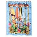 Board Meeting Shower Curtain - Multicolor