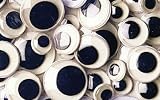 Chenille Kraft Round Wiggle Eyes - Assorted Sizes - Pack of 100 - Black