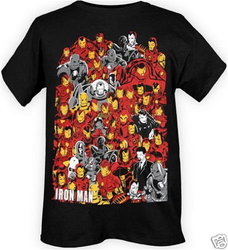 X-Small Marvel Comics Iron Man Hooba Stark T-Shirt