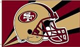 NFL San Francisco 49Ers 3-by-5 Foot Helmet Flag