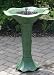 Smart Solar Japanese Tea Gardens Birdbath