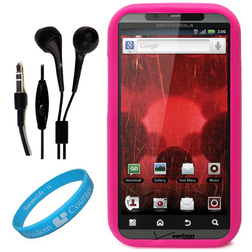  ... Handsfree Headphones with Mic + SumacLife TM Wisdom Courage Wristband