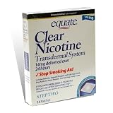 Equate - Clear Nicotine Transdermal System - Step Two - Stop Smoking Aid 14 mg, 14 Patches