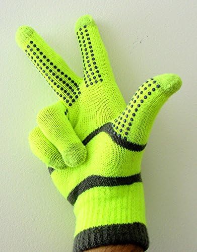 SwypeGloves 'Hyper' Neon Yellow Medium Texting Gloves