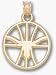 Texas Longhorns Longhorn Pierced Basketball Pendant - Gold Plated Jewelry