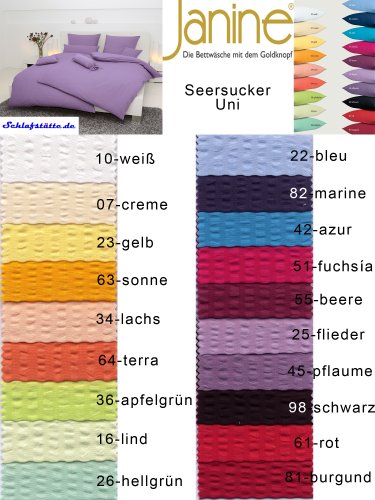 Janine Mako Soft Seersucker Kissenbezug