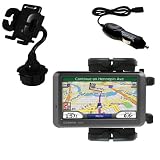 Garmin Nuvi 760 Auto Cup Holder with Car Charger - Uses Gomadic TipExchange