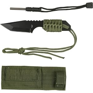 7 Full Tang Fire Starter Hunting Camping Knife W flint by