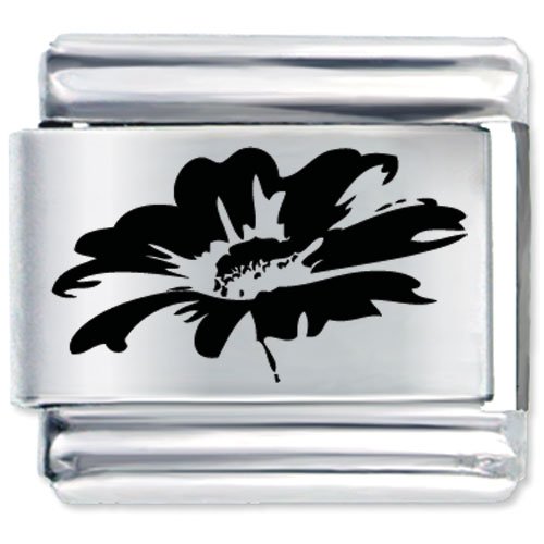 Blooming Flower Italian Charms Bracelet Link
