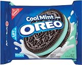 Oreo Mint Creme Oreo Cookie, 15.25-Ounce Package (Pack of 4) by Oreo Big Save