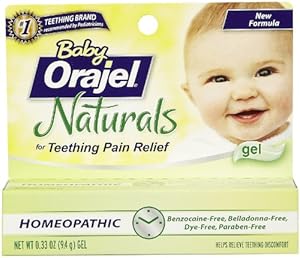 Baby Orajel Naturals Teething Pain Relieg Gel 0.33oz