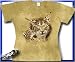Suchen : Luchs - Damen T-Shirt, talliert - handgebatikt, 100% Baumwolle