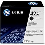 HP - Q5942A (HP 42A) Toner Cartridge, 10,000 Page-Yield, Black - HEWQ5942A