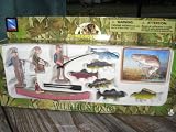 Walleye Play Set with Fishermen Wild Animals Canoe and FishIMAGE