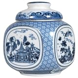 Blue Willow Tea Canister