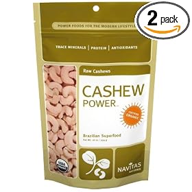 Navitas Naturals Really Raw Cashews, 16-Ounce Pouch (Pack of 2)