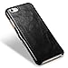 iPhone 6s/6 Case, Benuo [Vintage Series] [Genuine Leather] Folio Flip Corrected Grain Leather Case [Ultra Slim] with Magnetic Closure for iPhone 6/iPhone 6s 4.7 inch (Retro Black)