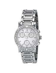Bulova Womens 96R19 Diamond Chronograph