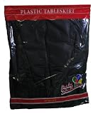 Black Plastic Table Skirt 29