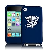 Tribeca  FVA3740 Varsity Jacket Silicone for iPod Touch 4G, Oklahoma City Thunder - Dark Blue