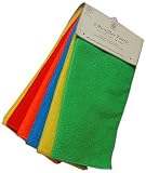 Sultan's Linens 6-Piece Microfiber Dishcloths Brights