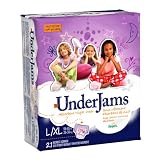 Pampers UnderJams Night Wear For Girls, Size L/XL 21 Count (Pack of 3)