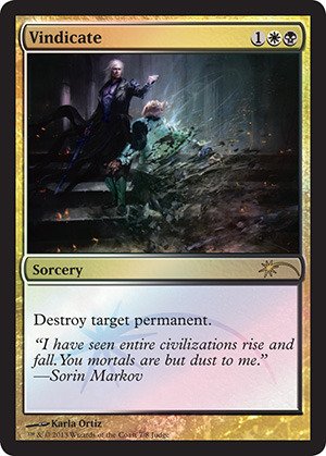 Magic The Gathering Vindicate Foil Dci Judge Promo 2013 Judge | Desertcart  Belize