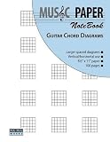 Music Paper Notebook - Guitar Chord Diagrams
