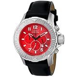 Invicta Men's 4668 II Collection Sport Chronograph Elite Black Leather Watch