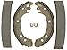ACDelco Silver 14801B Bonded Rear Drum Brake Shoe Set