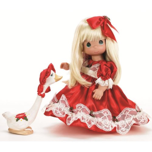 Precious Moments Make a Joyful Christmas Noise Blonde 12″ Collector Doll No. 4657