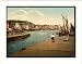 FRAMED - The port Honfleur France, c. 1890s