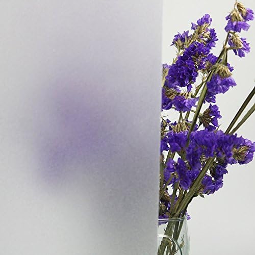 Beautiful House- Decorative Glass Self Adhesive Window Film Privacy Static Cling Film Uv Filtering；35.43 inches by 39.37 inches「90Cm x 100CM」 (Frosted)
