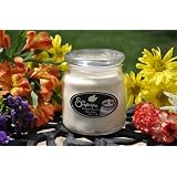 Soy Simplicities - Valentine Fresh Cut Flowers Soy Wax Candle - in an 18 Ounce Apothecary Jar