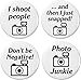 Set 4 Camera Photographer Humor Themed 2.25