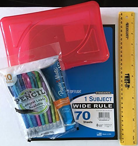 Back to School Bundle (Paper-Mate, Westcott, Cra-Z-Art &amp; TopFlight, "colors vary")