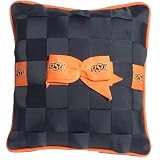 Oklahoma State University Team Colored Bow Pillow
