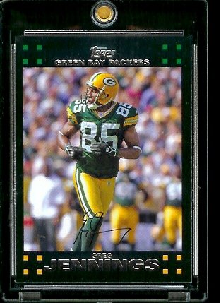 2007 Topps Football # 145 Greg Jennings - Green Bay Packers - NFL Trading Cards